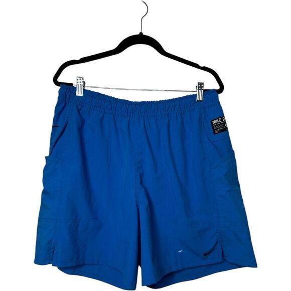 Nike Dri-Fit ADV Blue Ripstitch Shorts Size XL 5" Lightweight Training Running - Picture 1 of 11